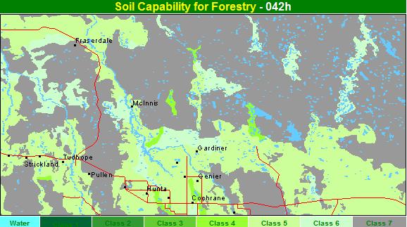 forestry capability map