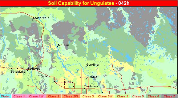 ungulate capability map