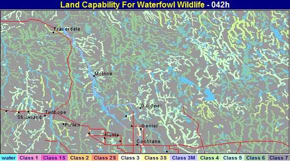 waterfowl capability map